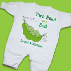Two Peas in Pod Twin Fleece Romper 6682X